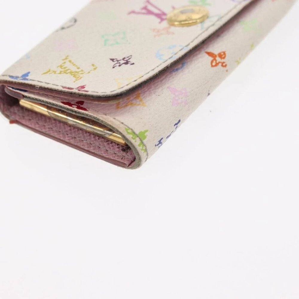 LOUIS VUITTON Zippy Coin Purse Multicles 4 Coin Purse 2 Set White Auth am9908 - Picture 3 of 15